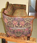 American Southern Antebellum Walnut Sofa